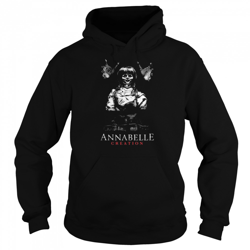 horror movie annabelle creation halloween annabelle shirt unisex hoodie