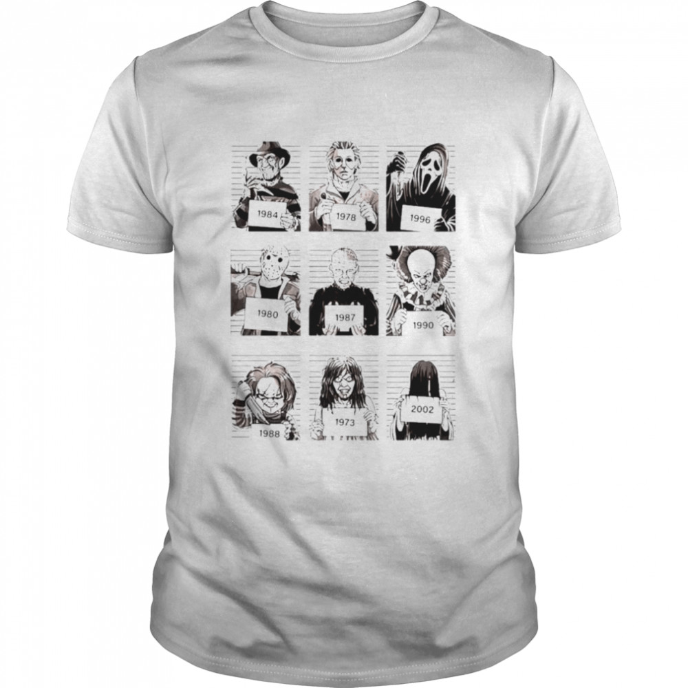 Horror movie mugshot shirt Classic Men's T-shirt