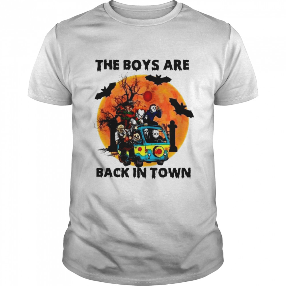 Horror movie the boys are back in town Halloween shirt Classic Men's T-shirt