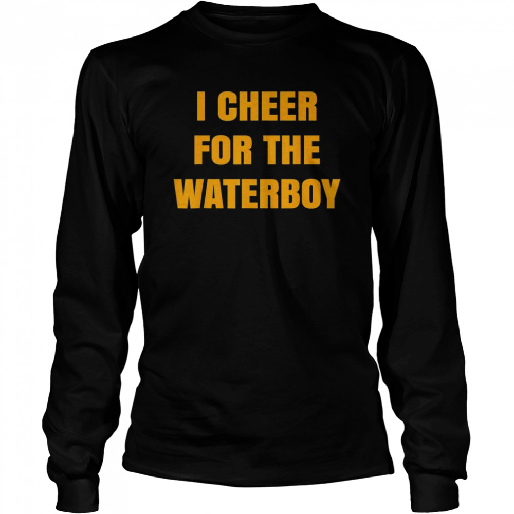 i cheer for the offensive waterboy t long sleeved t shirt