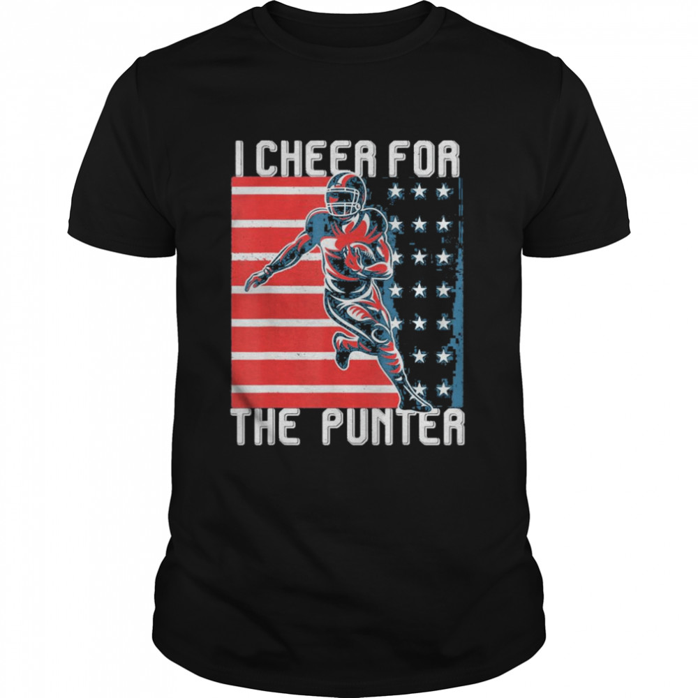 I cheer For The Punter Us Flag T-Shirt
