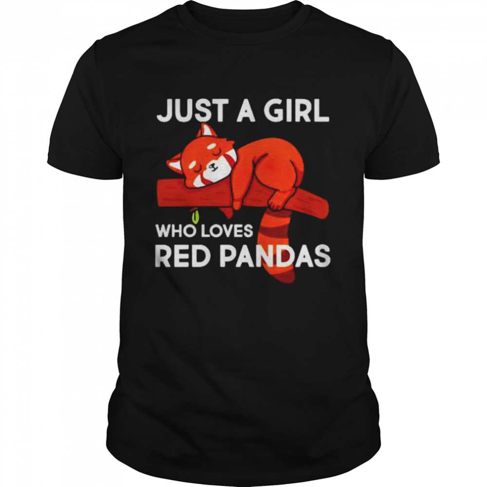 just a girl who loves red pandas shirt Classic Men's T-shirt