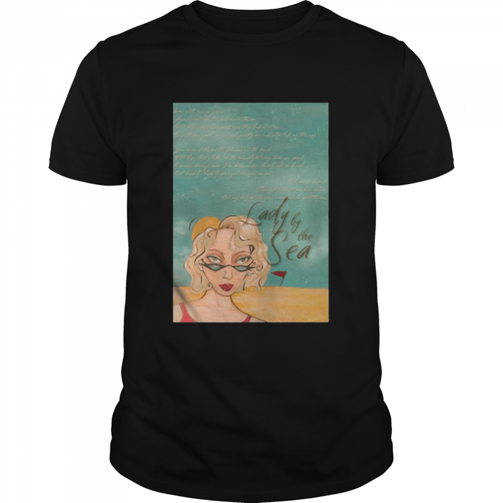 Lady By The Sea Stephen Sanchez Typographic shirt Classic Men's T-shirt
