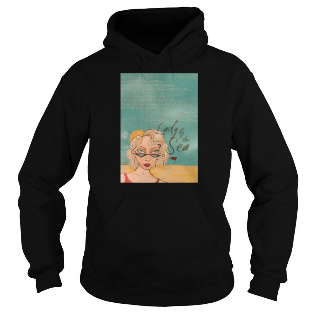 Lady By The Sea Stephen Sanchez Typographic shirt 8 Lady By The Sea Stephen Sanchez Typographic shirt Unisex Hoodie