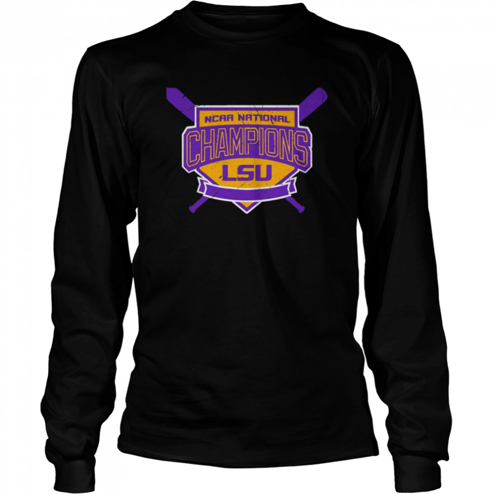 Louisiana State University NCAA National Champions 2022 T- Long Sleeved T-shirt