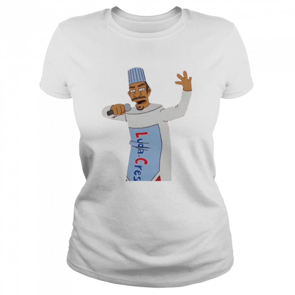 Ludacris Cartoon Toothpaste Man shirt Classic Women's T-shirt