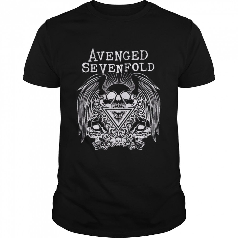 Metal Skull Avenged Sevenfold Band shirt Classic Men's T-shirt