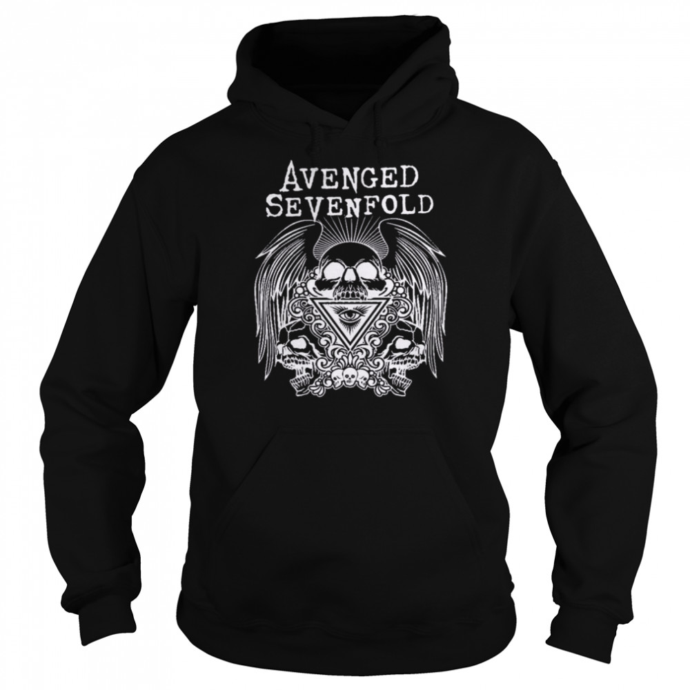 Metal Skull Avenged Sevenfold Band shirt 8 Metal Skull Avenged Sevenfold Band shirt Unisex Hoodie