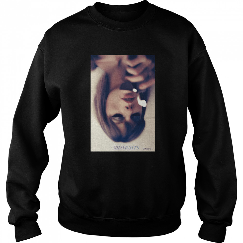 Midnights Poster October 21 TS Taylor shirt Unisex Sweatshirt