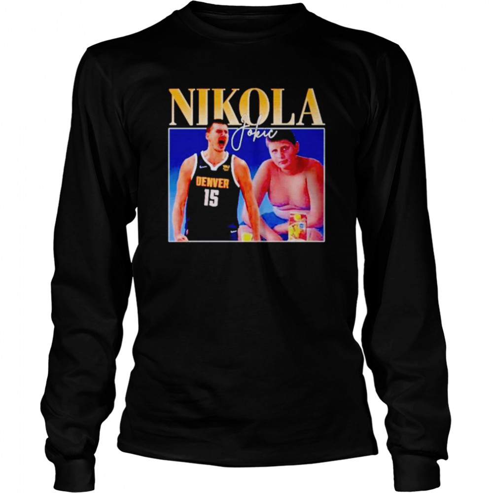 Nikola Jokic vintage shirt 6 Nikola Jokic vintage shirt Long Sleeved T-shirt