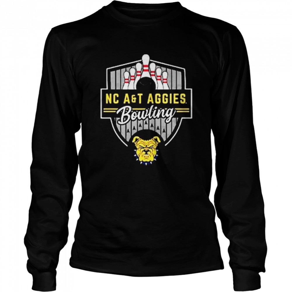 north Carolina A&T State University Aggies NCAA Track and Field Camisetas shirt Long Sleeved T-shirt