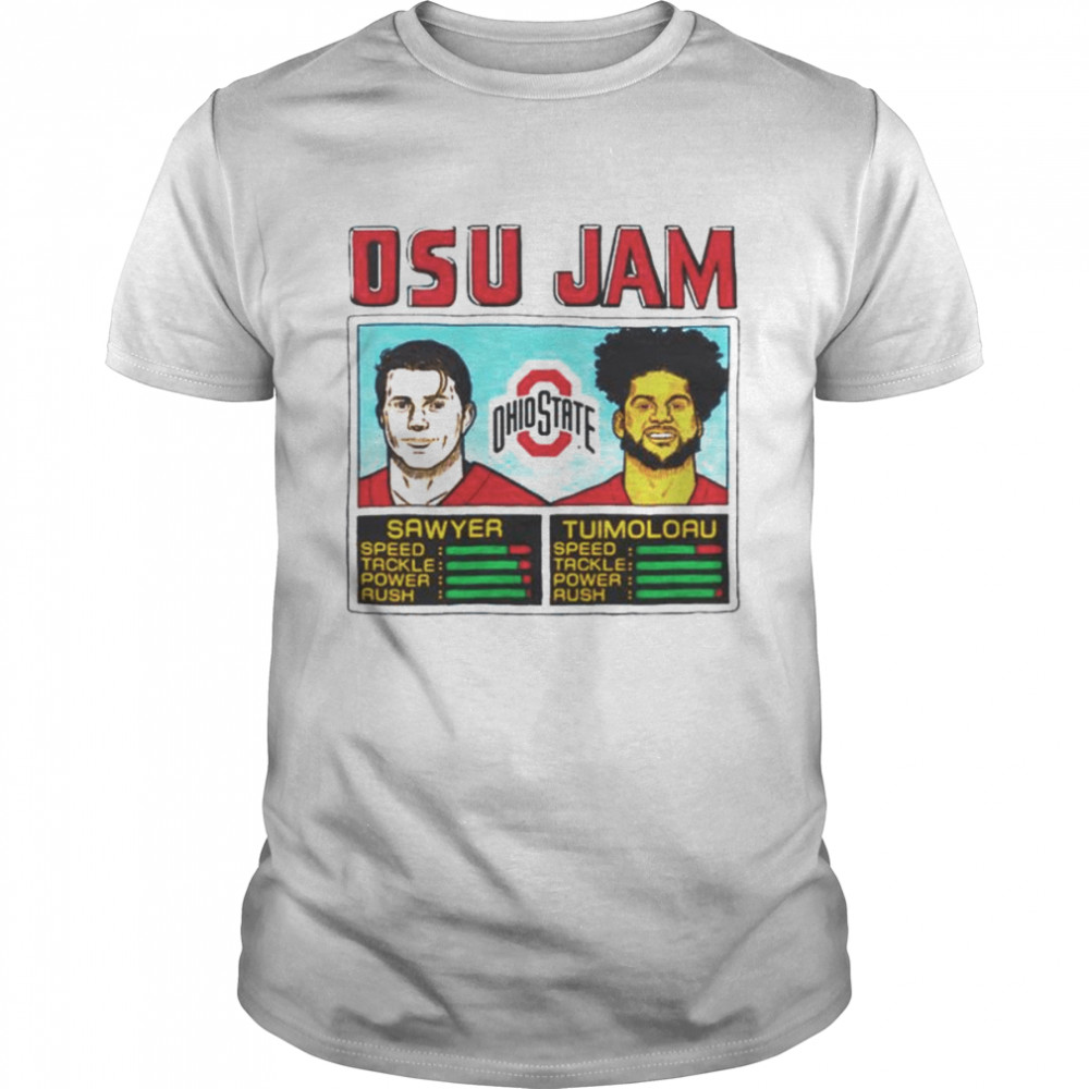 OSU Jam Sawyer and Tuimoloau shirt