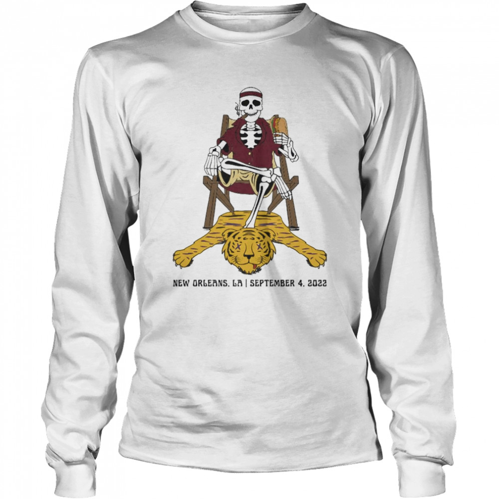 Skeleton Florida State Football New Orleans 2022 Long Sleeved T-shirt