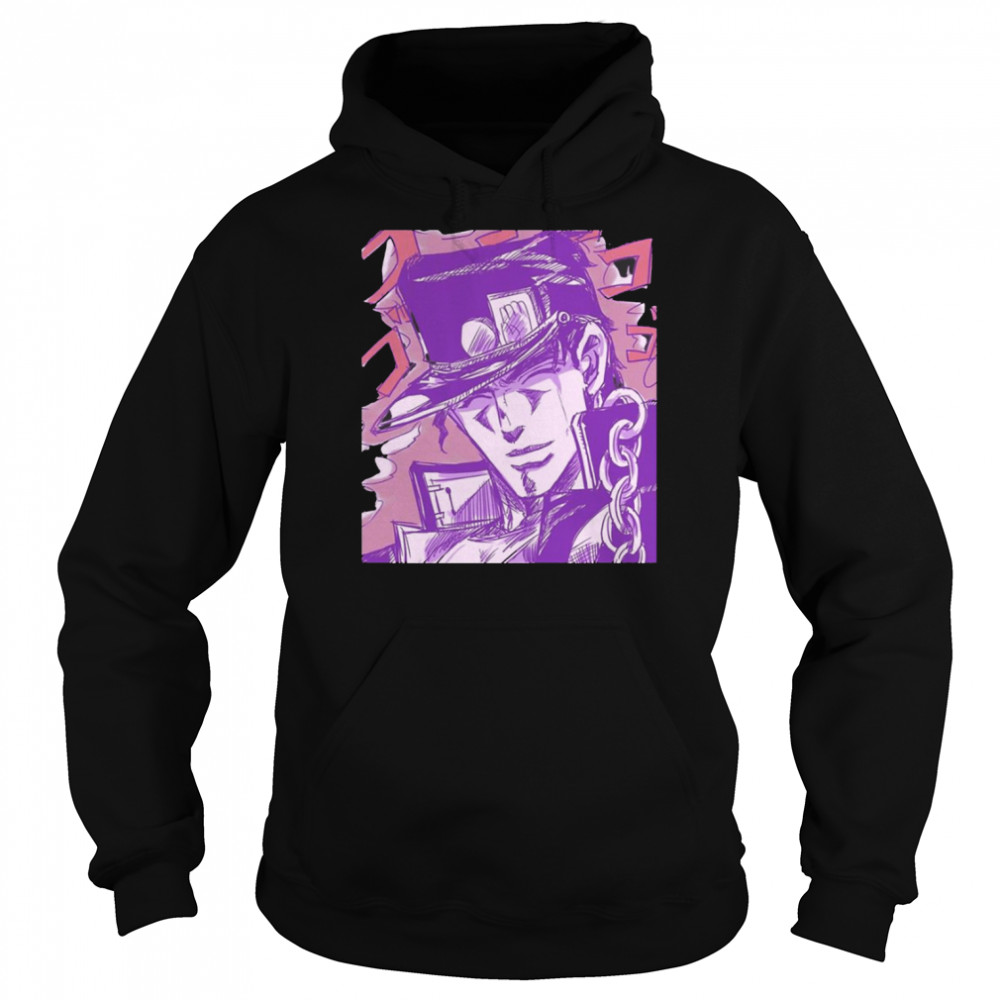 Smiling Jotaro Kujo JoJo’s Bizarre Adventure shirt 8 Smiling Jotaro Kujo JoJo’s Bizarre Adventure shirt Unisex Hoodie