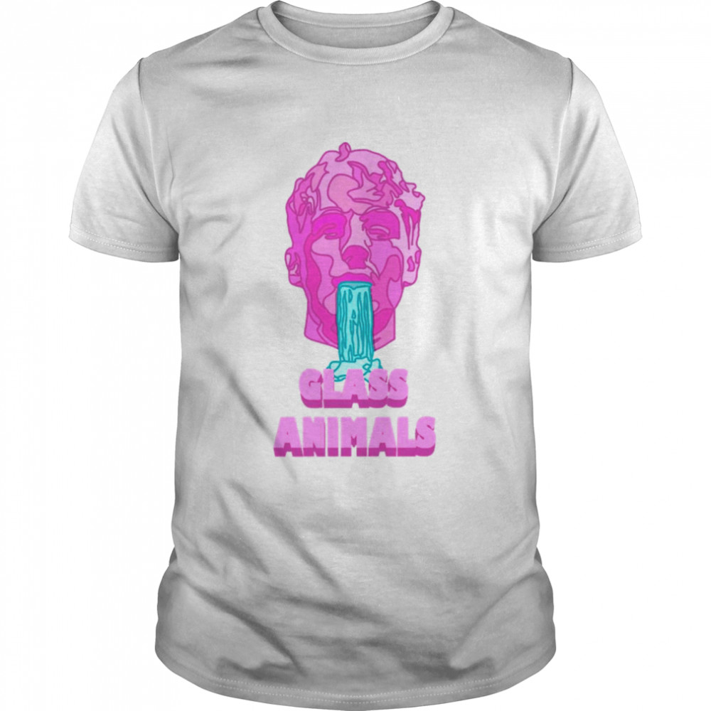 Soda Waterfalls Head And Logo Glass Animals shirt