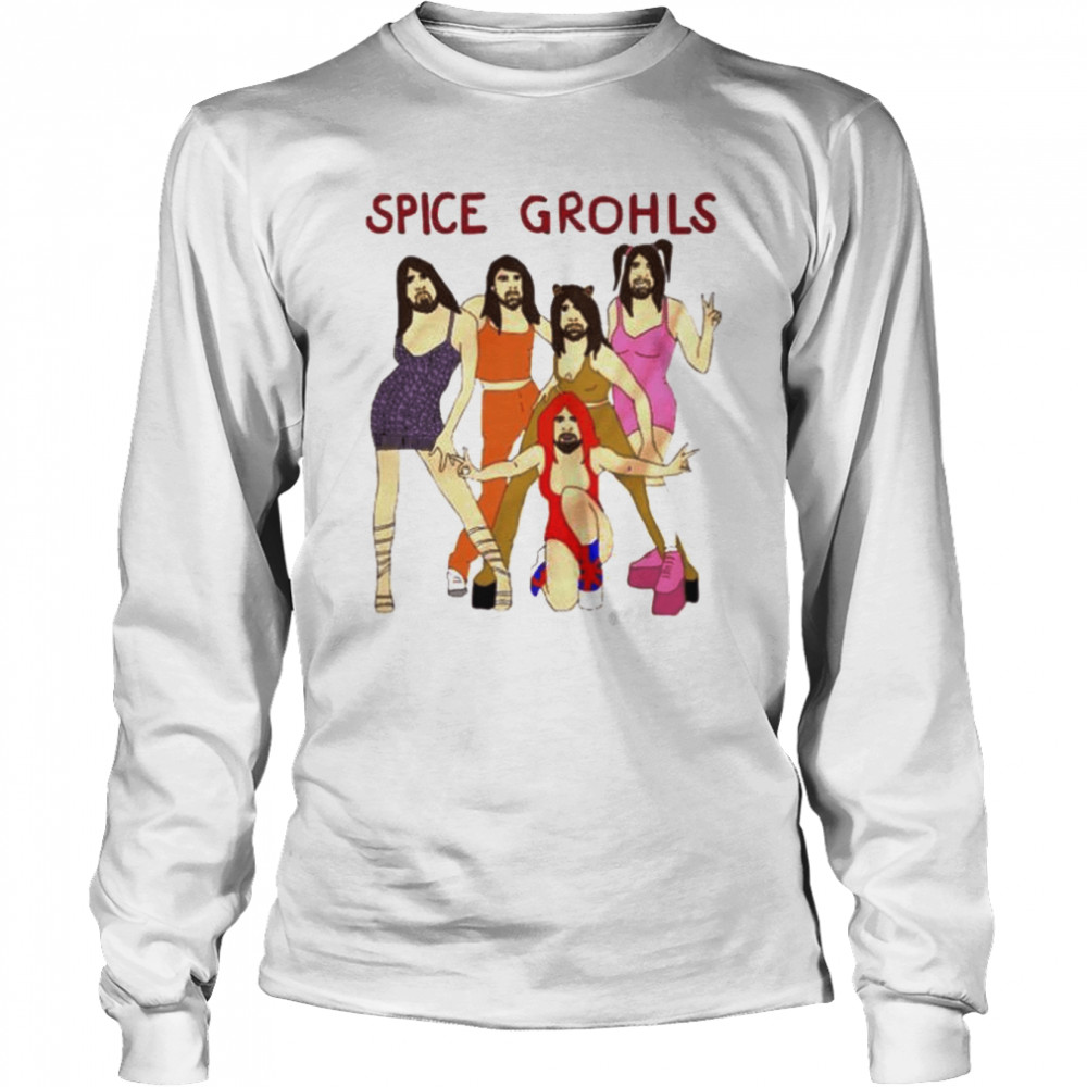 spice grohls unisex t shirt long sleeved t shirt
