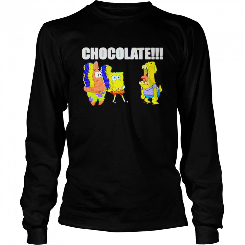 Spongebob Squarepants Chocolate Long Sleeved T-shirt