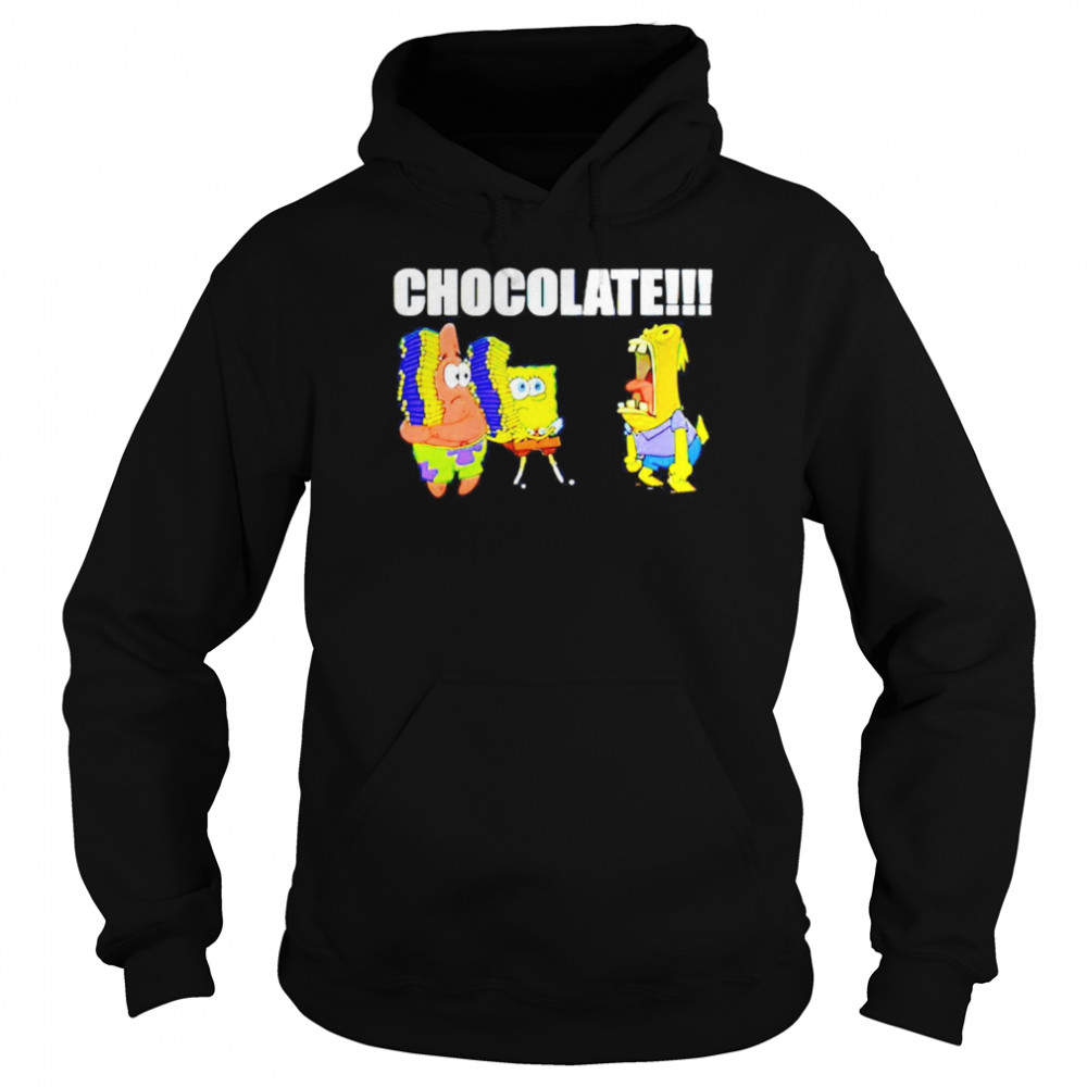 Spongebob Squarepants Chocolate Shirt 8 Spongebob Squarepants Chocolate Unisex Hoodie