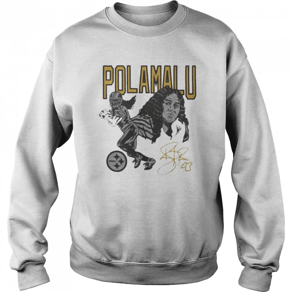 Steelers Troy Polamalu signature shirt Unisex Sweatshirt