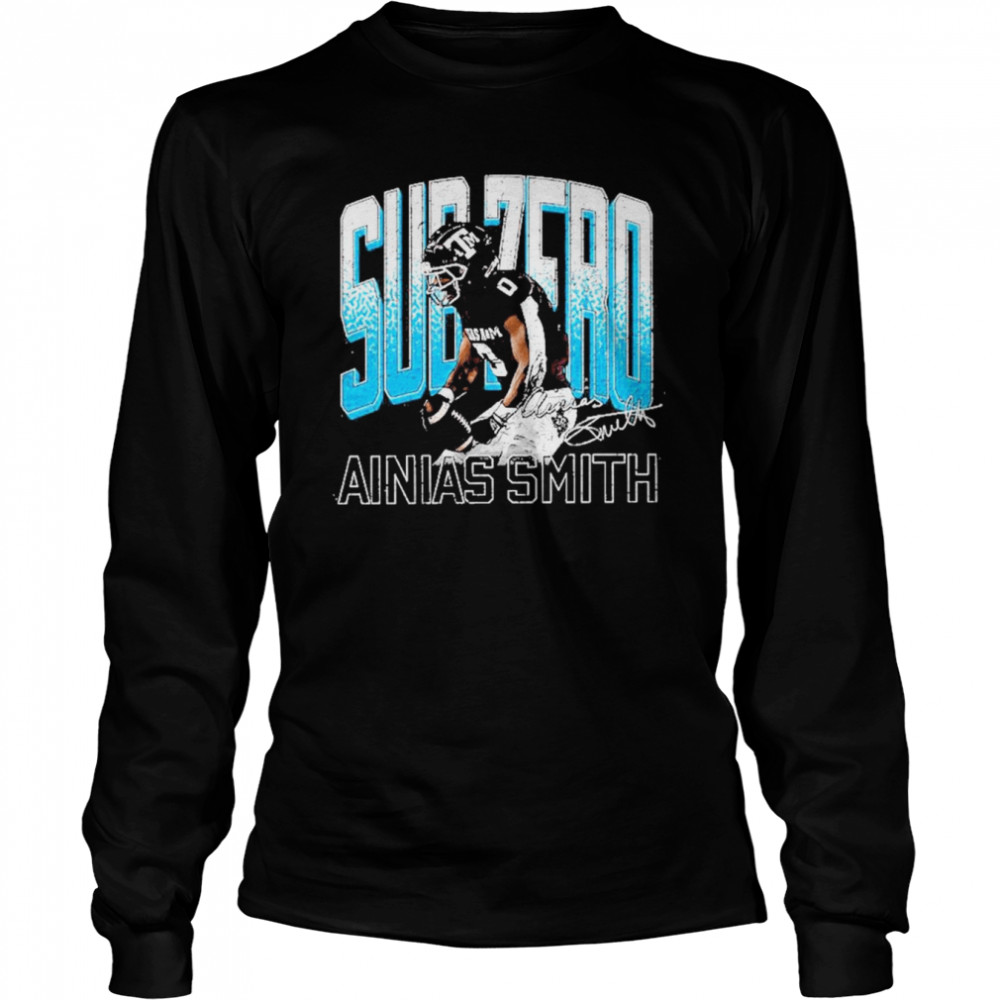 Texas A&M Ainias Smith Subzero Signature Shirt 6 Texas A&M Ainias Smith Subzero Signature Long Sleeved T-shirt