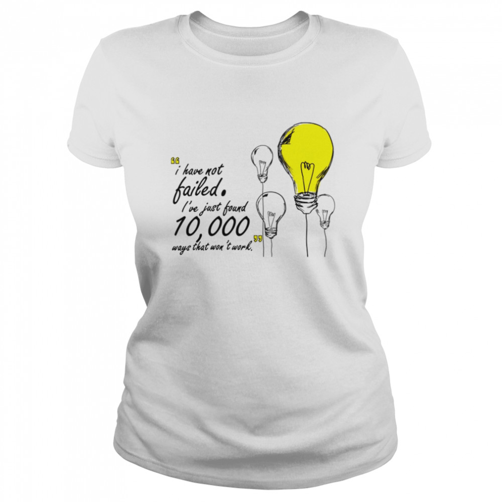 Thomas A Edison Inventor shirt Classic Women's T-shirt