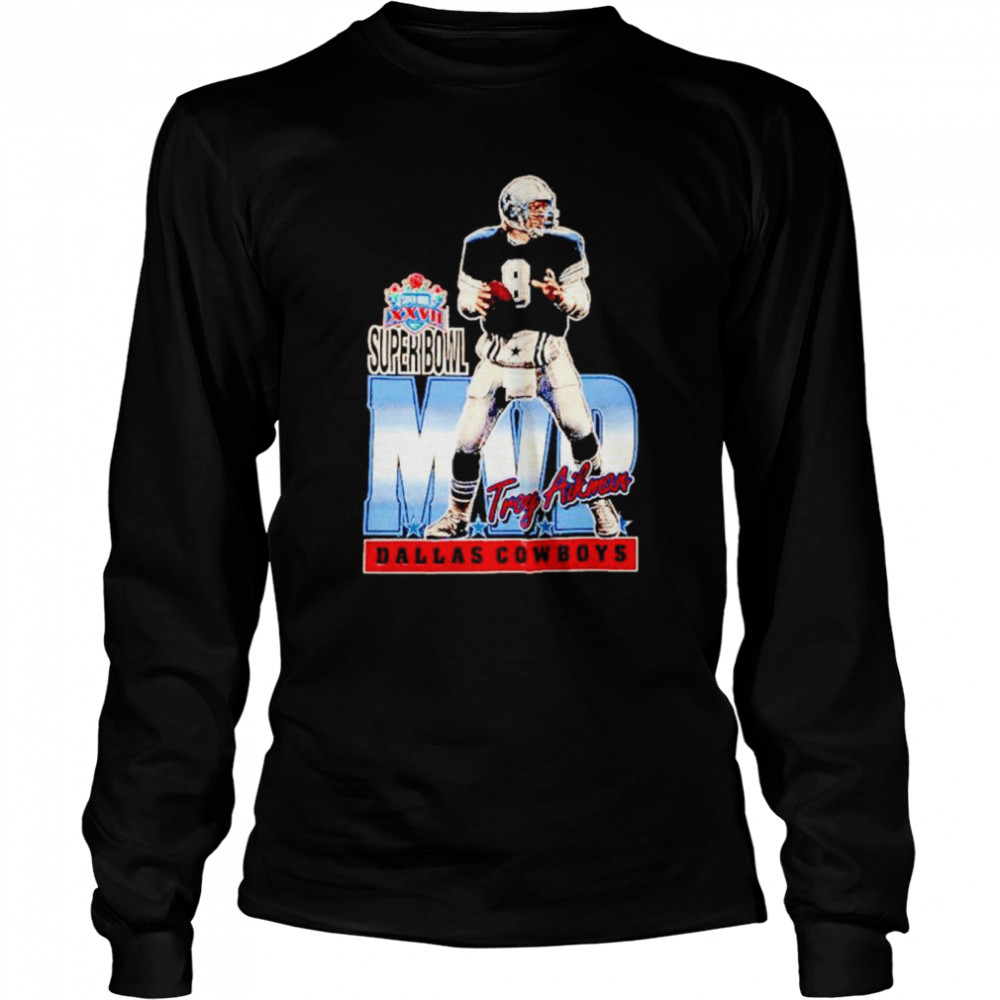 Troy Aikman Dallas Cowboys super bowl shirt Long Sleeved T-shirt