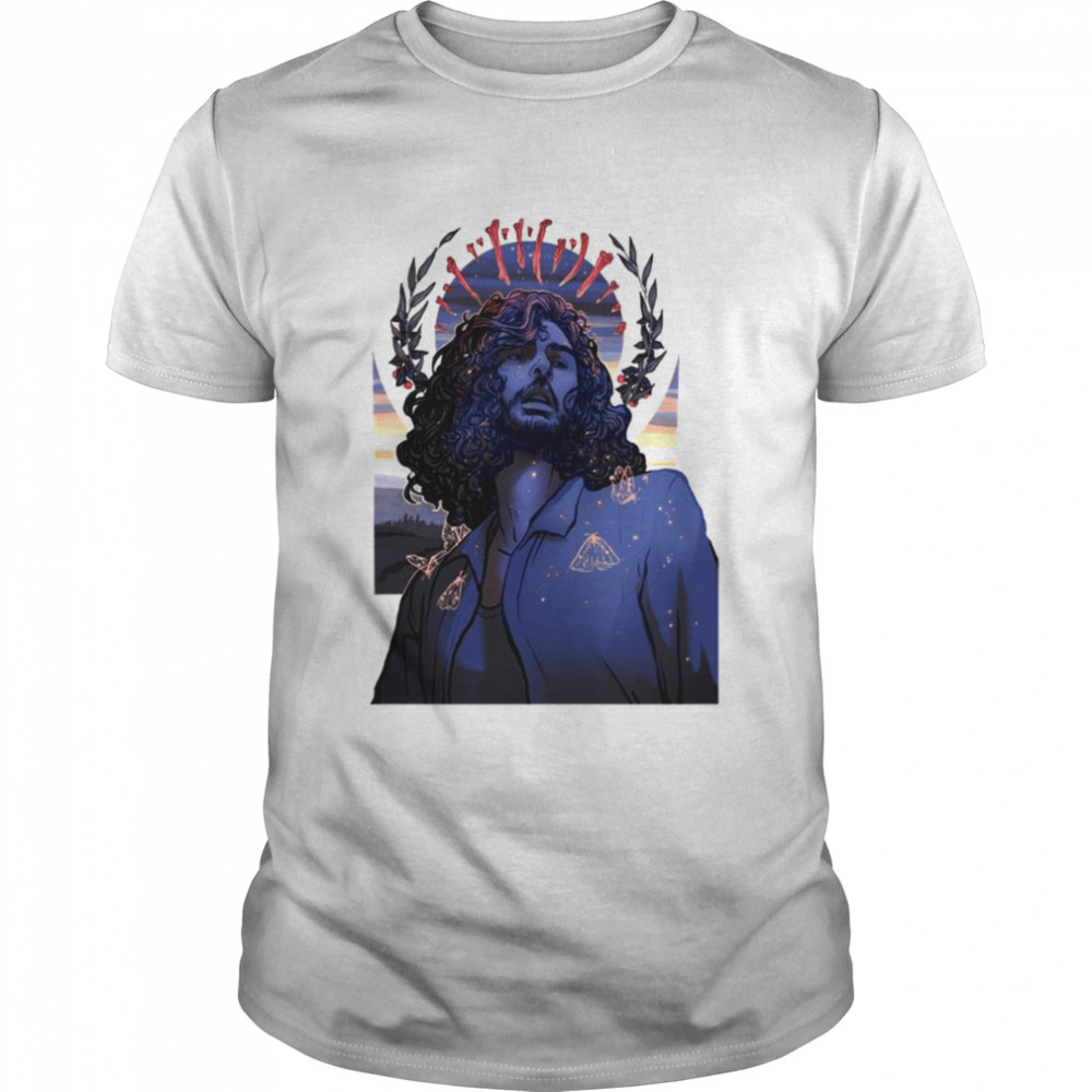 Whimsical Guitar Strumming Hozier shirt