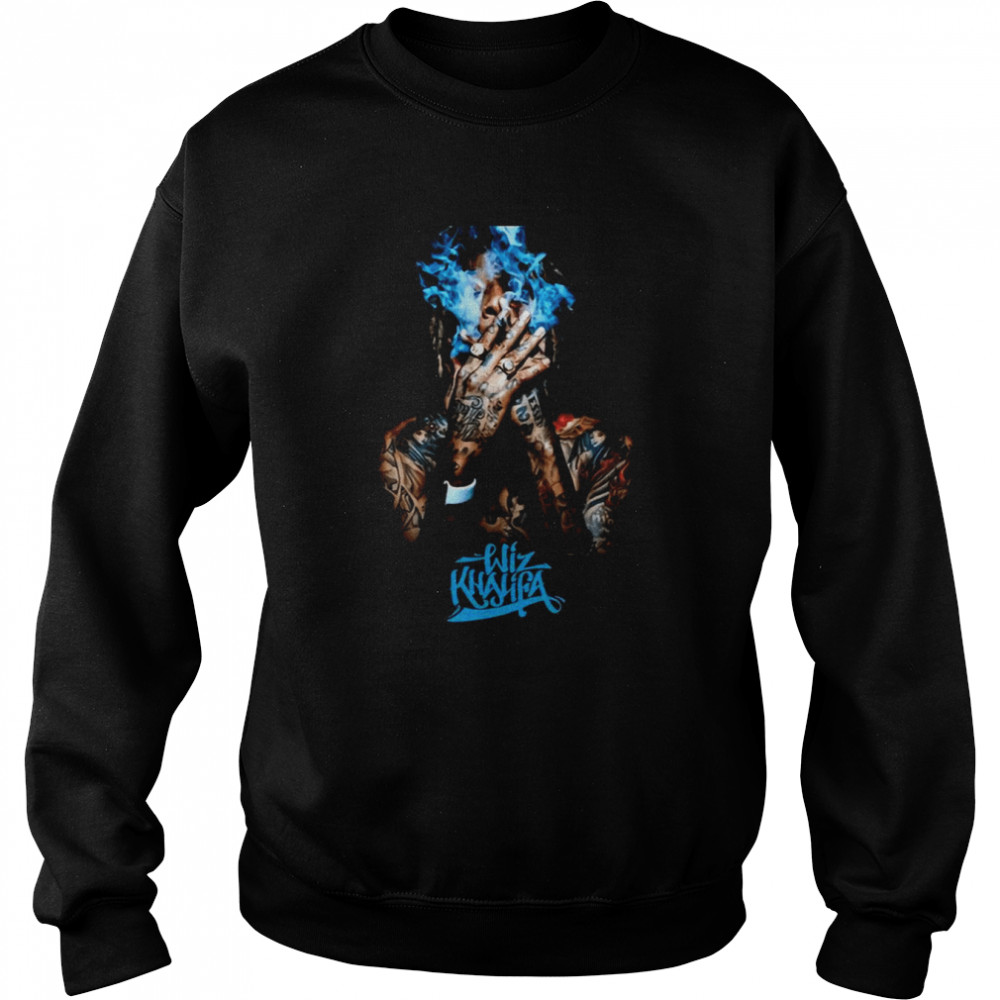Wiz Rapper Wiz Khalifa Official Face shirt 7 Wiz Rapper Wiz Khalifa Official Face shirt Unisex Sweatshirt