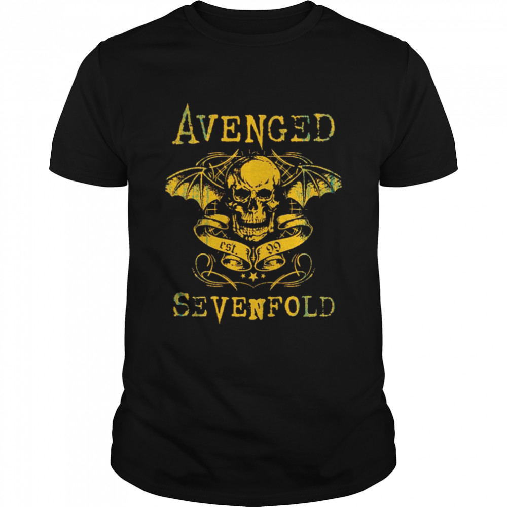 Yellow Design Avenged Sevenfold Band shirt Classic Men's T-shirt