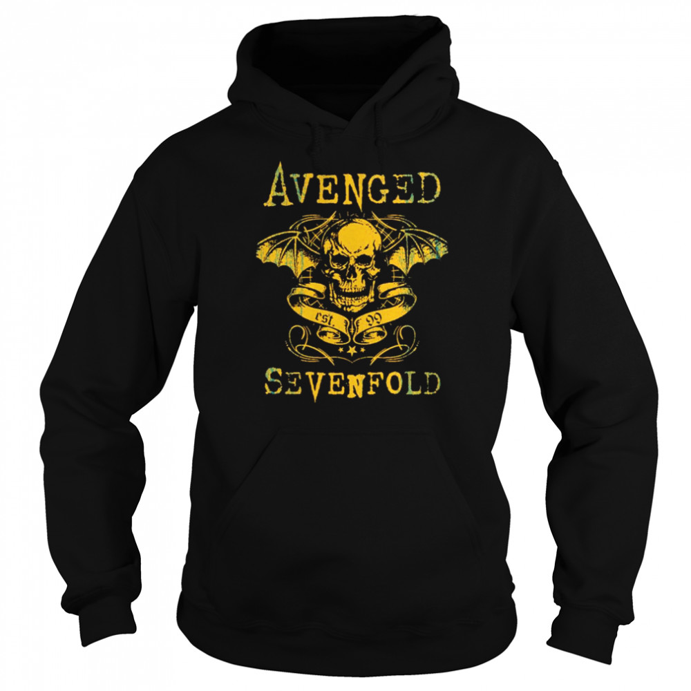 Yellow Design Avenged Sevenfold Band shirt Unisex Hoodie