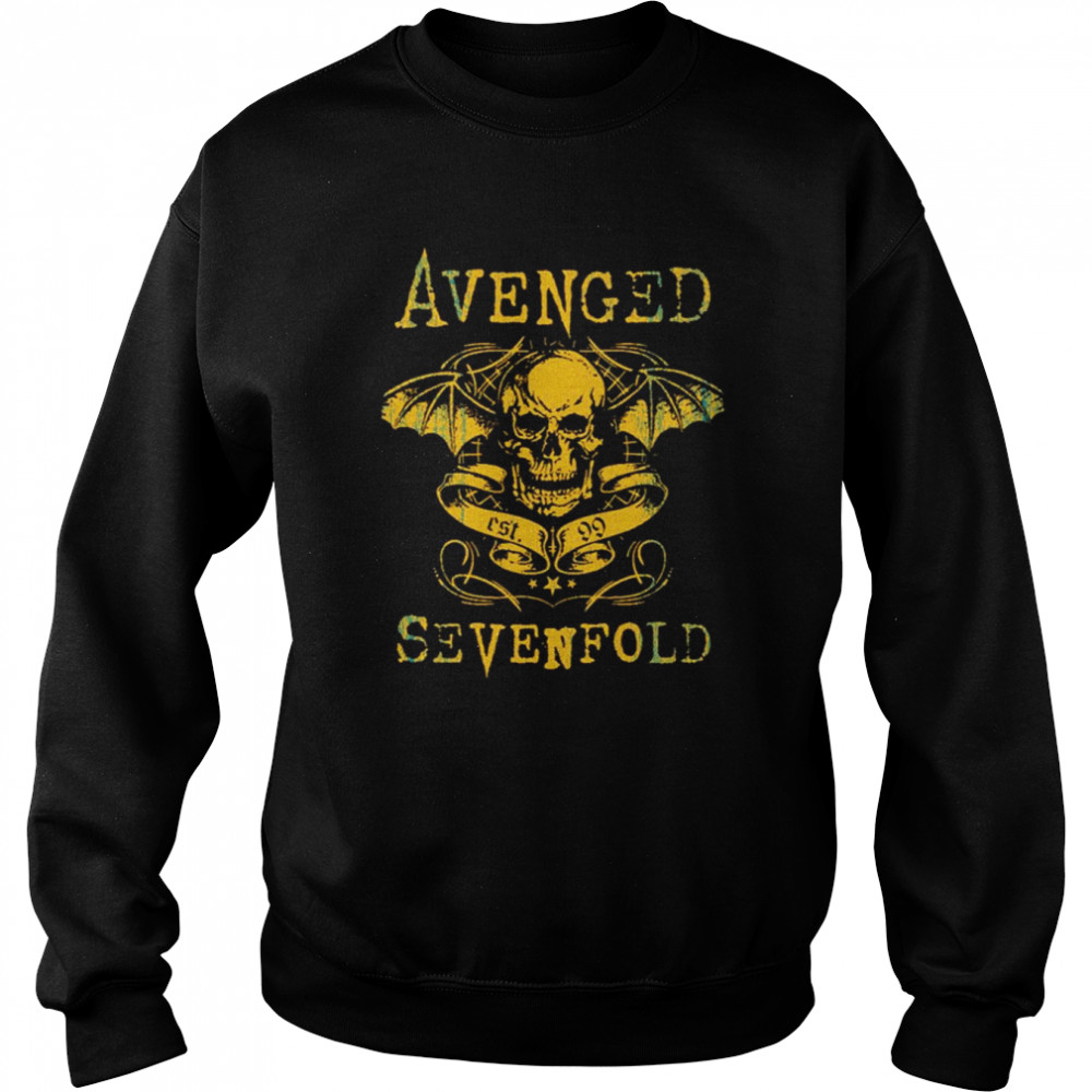Yellow Design Avenged Sevenfold Band shirt Unisex Sweatshirt