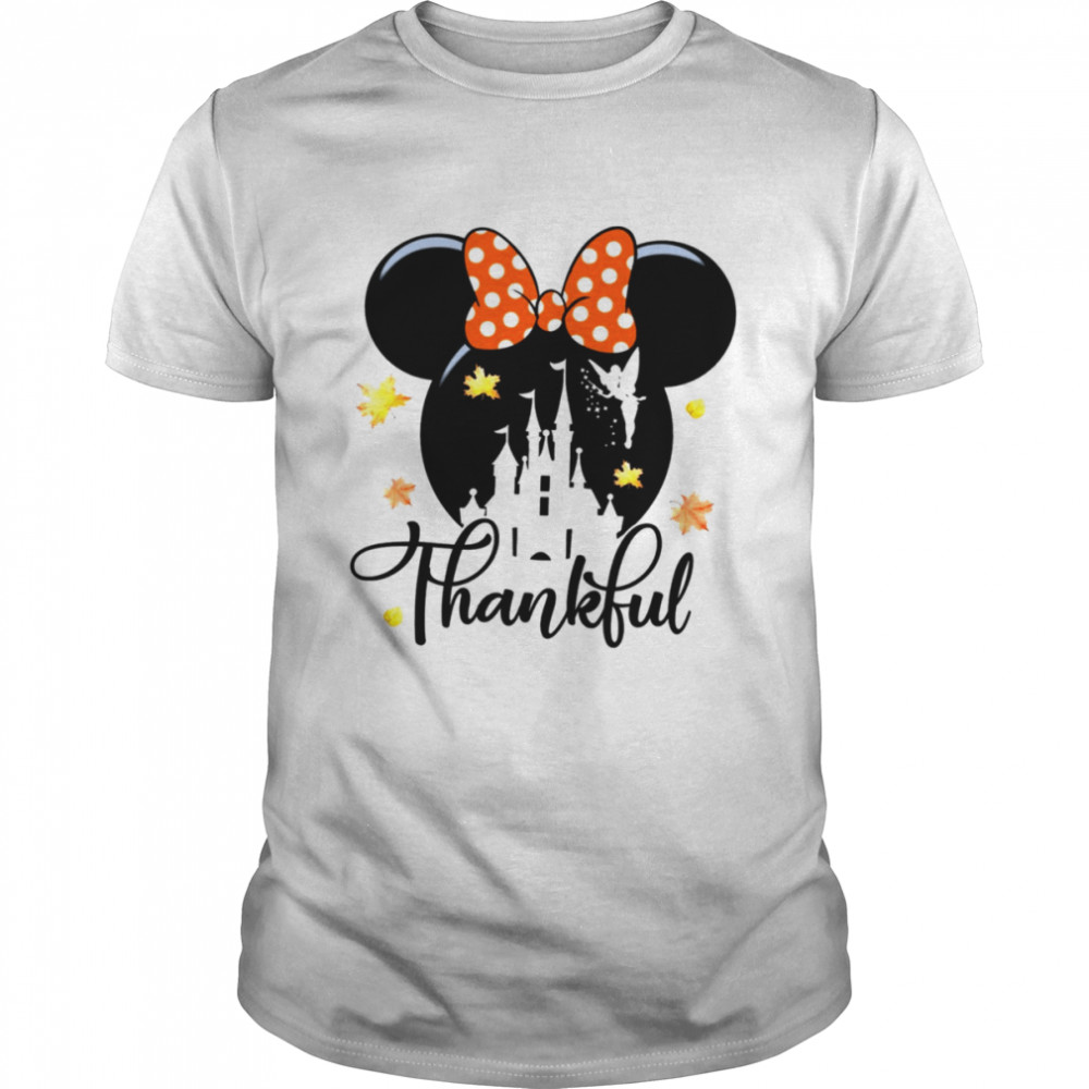 Disney Thanksgiving Minnie Thankful Thanksgiving  s Classic Men's T-shirt
