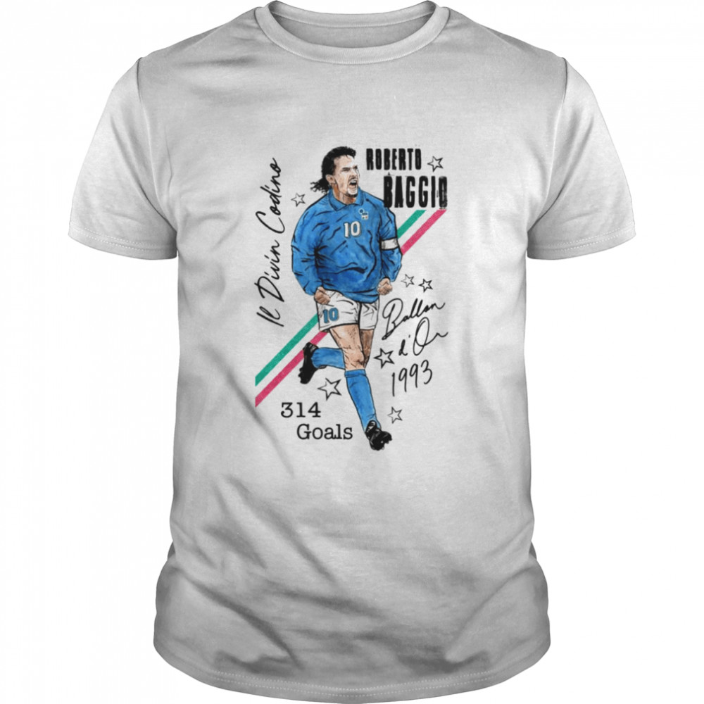 Il Divin Codino Roberto Baggio shirt