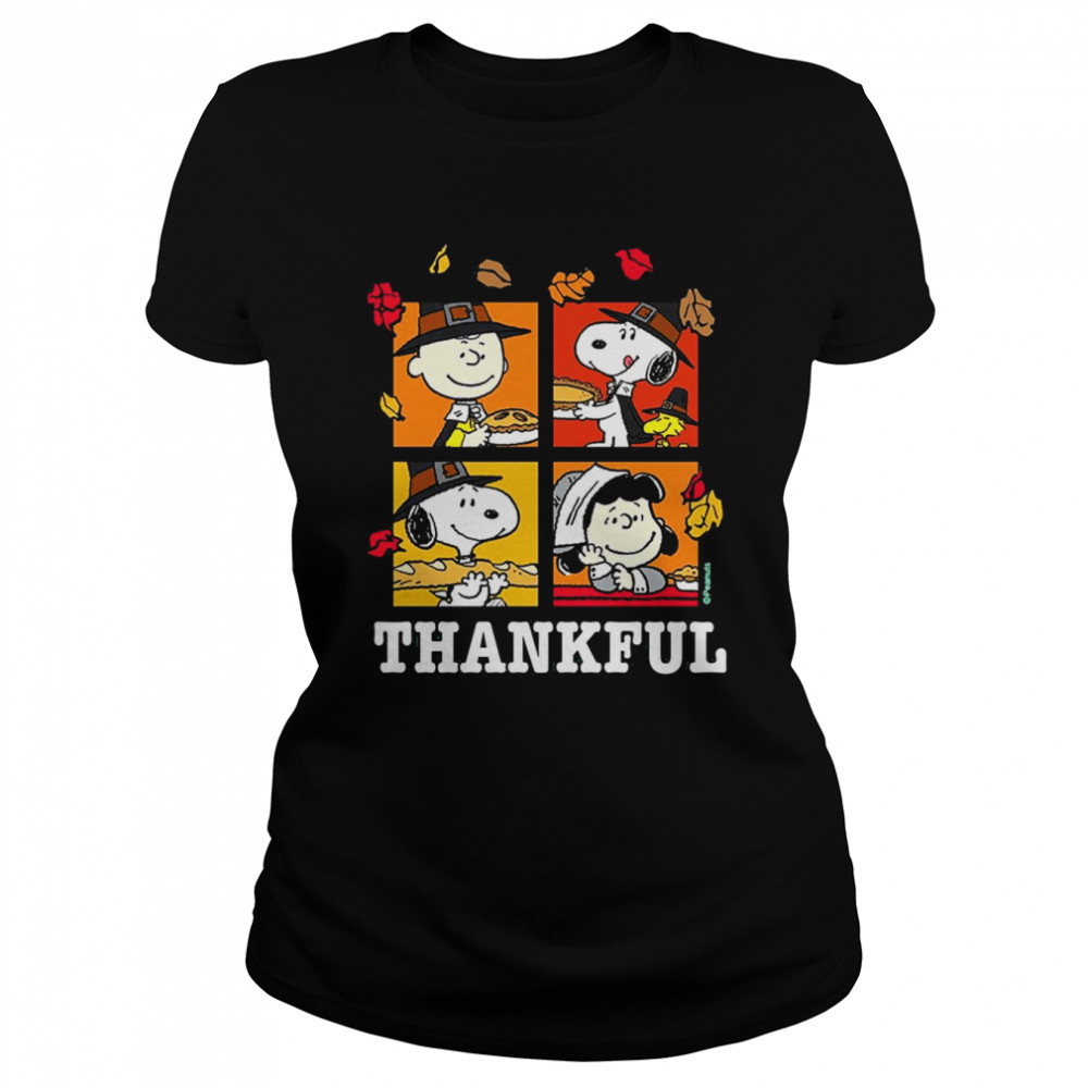 Peanuts Thankful Party shirt Classic Women's T-shirt
