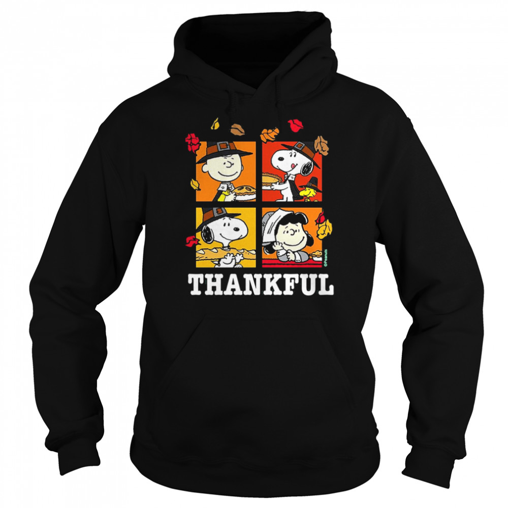 Peanuts Thankful Party shirt Unisex Hoodie
