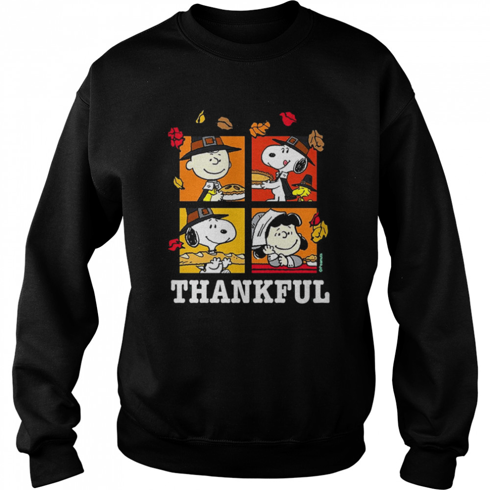 Peanuts Thankful Party shirt Unisex Sweatshirt
