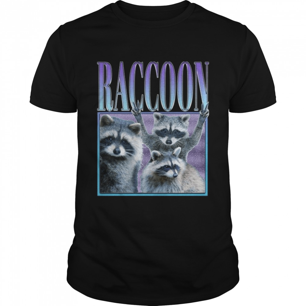 Raccoon Hip Hop Style 90s shirt Classic Men's T-shirt