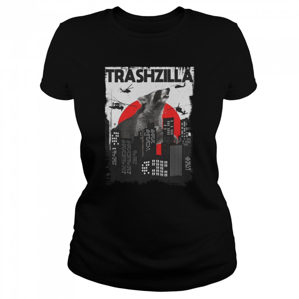 Racoon Opossum Trashzilla Racoon shirt Classic Women's T-shirt