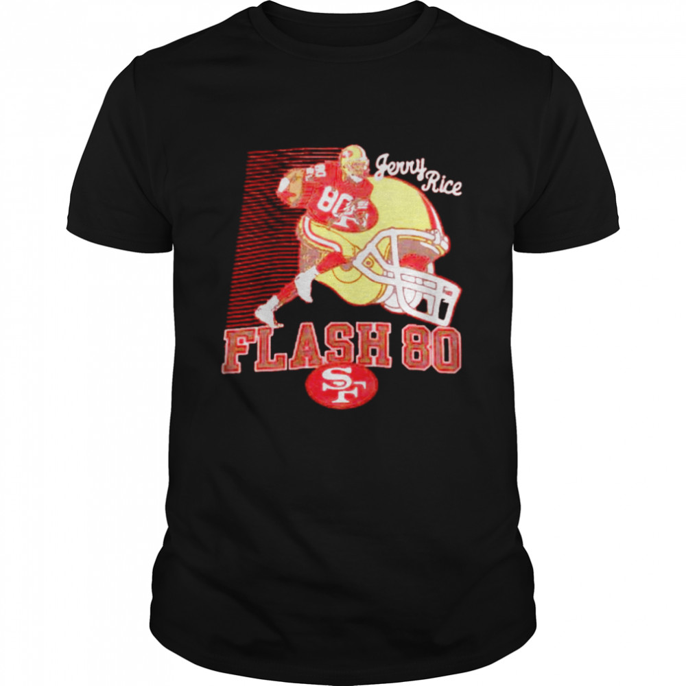 San Francisco 49ers Jerry Rice Flash 80 shirt Classic Men's T-shirt