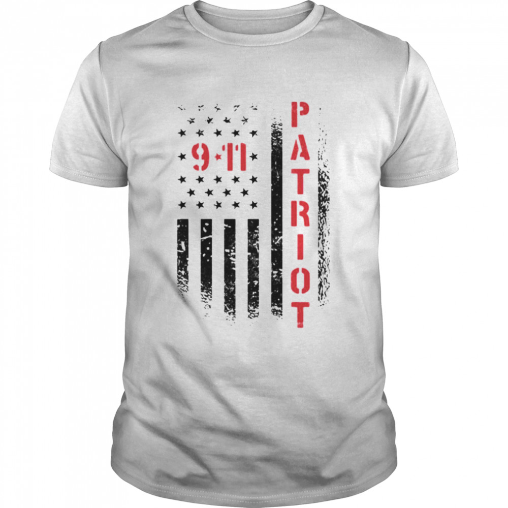September 11th Memorial We Will Never Forgets Patriot Day  Classic Men's T-shirt
