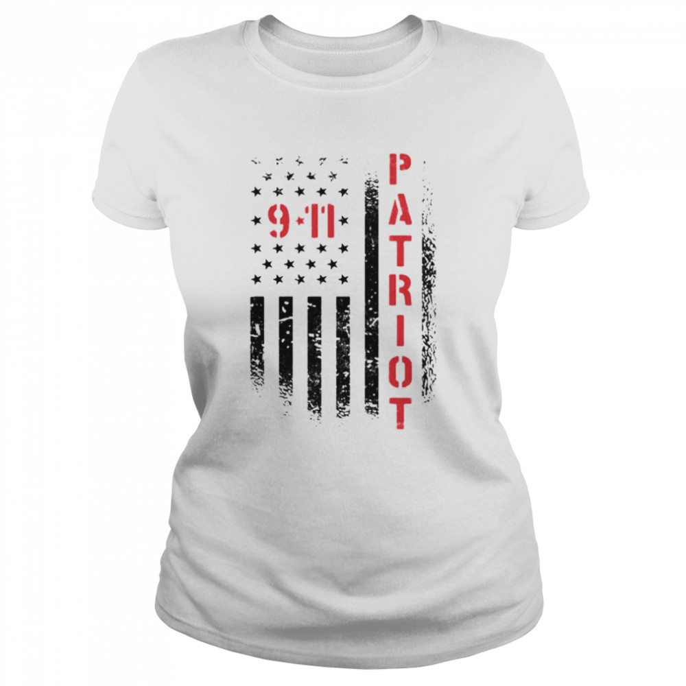 September 11th Memorial We Will Never Forgets Patriot Day Classic Women's T-shirt
