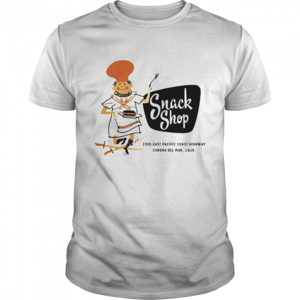 Snack Shop Corona Del Mar CA Vintage Restaurant shirt Classic Men's T-shirt
