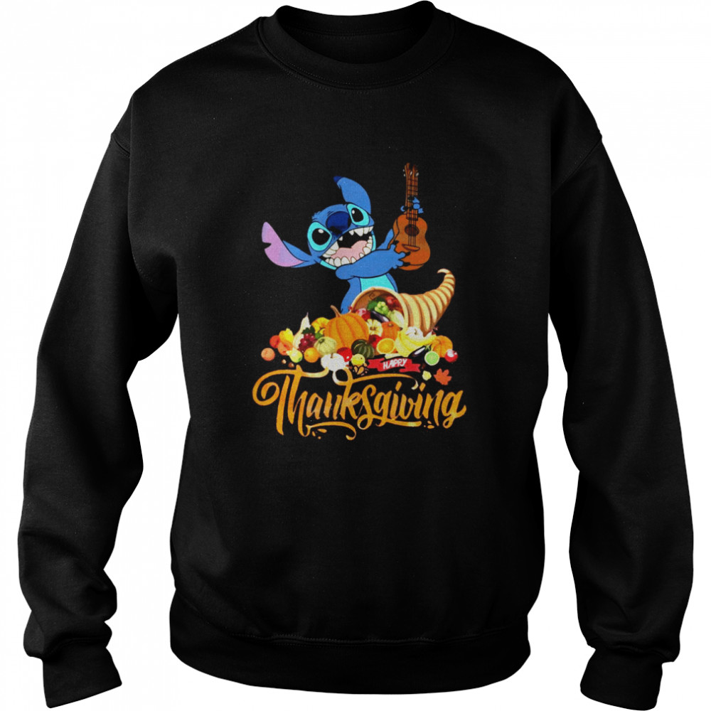Stitch Happy Thanksgiving shirt Unisex Sweatshirt