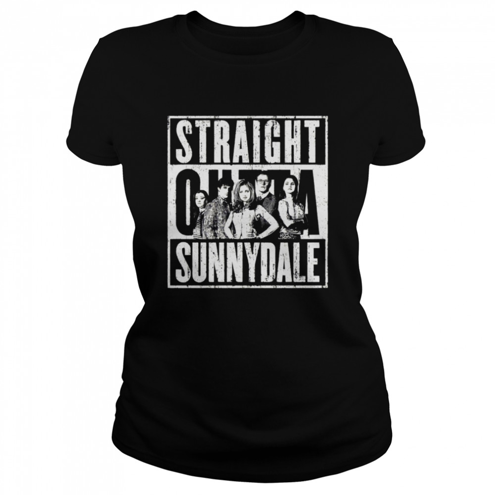 Straight Outta Sunnydale The Vampire Diaries shirt Classic Women's T-shirt