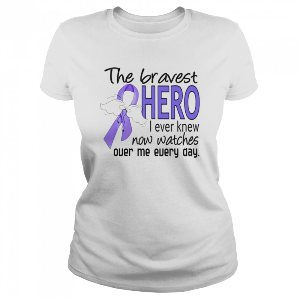 The bravest hero I ever knew now watches shirt Classic Women's T-shirt