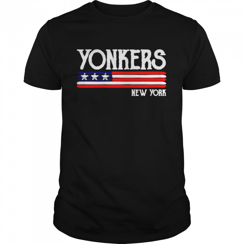Yonkers New York Ny USA Flag shirt Classic Men's T-shirt