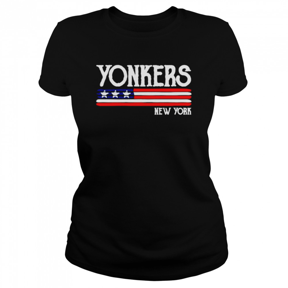 Yonkers New York Ny USA Flag shirt Classic Women's T-shirt