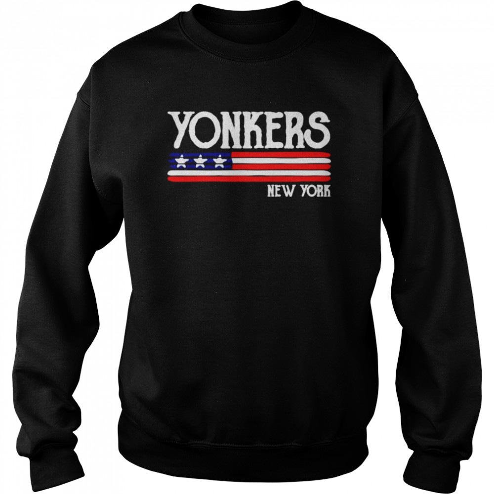 yonkers new york ny usa flag shirt unisex sweatshirt