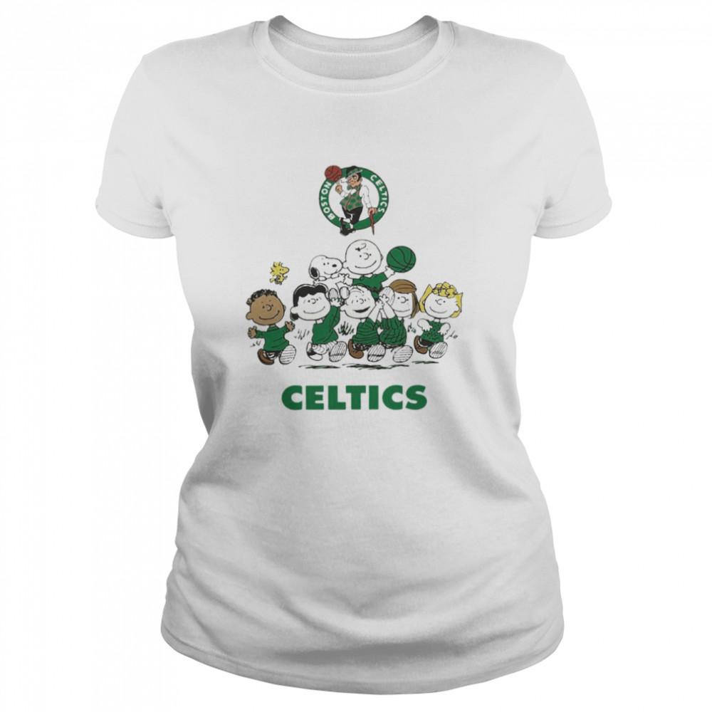 Boston Celtics Basketball Snoopy Celtics Shirt 5 Boston Celtics Basketball Snoopy Celtics Classic Women's T-shirt