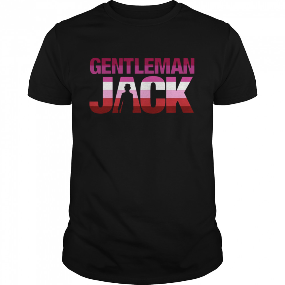 Lesbian Pride With Anne Lister Silhouette Title Gentleman Jack shirt 9 Lesbian Pride With Anne Lister Silhouette Title Gentleman Jack shirt Classic Men's T-shirt
